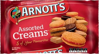 IGA Arnott’s Assorted Creams Biscuits 500g offer