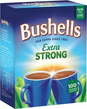IGA Bushells Extra Strong Teabags 100 Pack offer