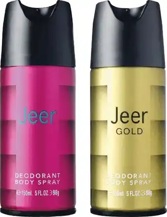 Woolworths Jeer Men&#039;s Body Spray 150ml offer