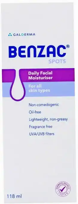 Priceline Benzac Daily Facial Moisturiser 118mL offer