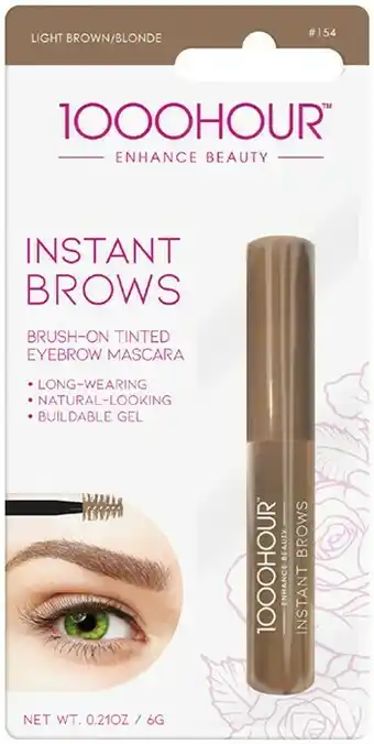Priceline 1000 Hour Instant Brows Eyebrow Mascara in Medium Brown 1ea offer