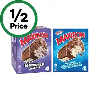 Woolworths Peters Maxibon offer
