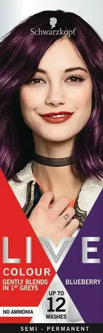 Priceline Schwarzkopf Live Colour Blueberry 75mL offer