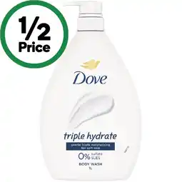Woolworths Dove Body Wash offer