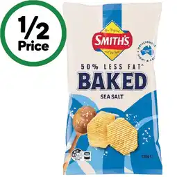 Woolworths Smith’s Crinkle Cut Baked Potato Chips offer