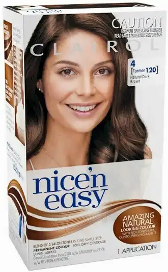 Priceline Clairol Nice'n Easy 120 Natural Dark Brown 1 Pack offer