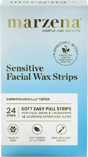 Marzena Facial Wax Strips 24 Pack