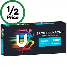 Woolworths U by Kotex Sport Tampons offer