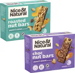 Coles Nice & Natural Nut Bars-192g offer