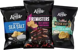Coles Kettle Potato Chips-165g offer