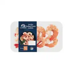 Woolworths JC Seafood Jumbo Cooked Prawn Cutlets offer