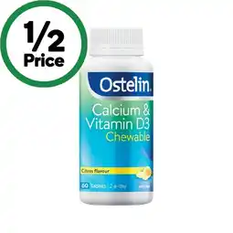 Woolworths Ostelin Calcium & Vitamin D3 Chewable Tablets offer