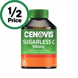 Woolworths Cenovis Sugarless C Orange 500mg Tablets offer