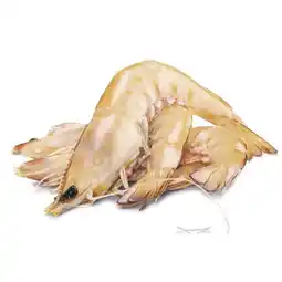 Woolworths Australian Thawed Large Green Banana Prawns offer