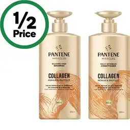 Woolworths Pantene 3MM Shampoo or Conditioner 600-650ml offer