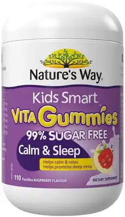 Coles NEW Nature's Way Kids Smart Vita Gummies Calm & Sleep offer