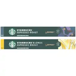 Woolworths Starbucks By Nespresso Coffee Capsules offer