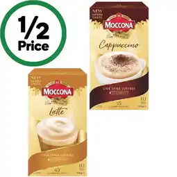 Woolworths Moccona Coffee Sachets-10 offer