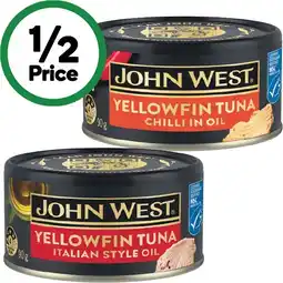 Woolworths John West Yellowfin Tuna offer