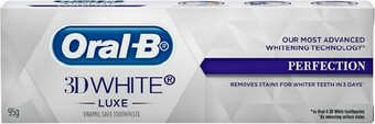 Priceline Oral-B 3D White Luxe Perfection Toothpaste 95g offer