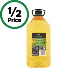 Woolworths Farmers Harvest Canola, Vegetable or Sunflower Oil 4 Litre offer