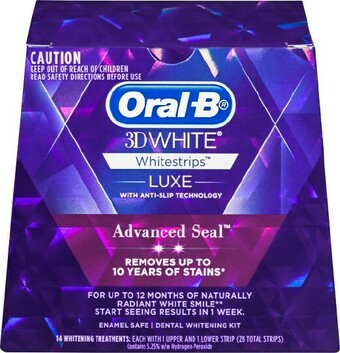 Priceline Oral-B 3D White Luxe Advance Seal Whitening Treatment 14 Pack offer