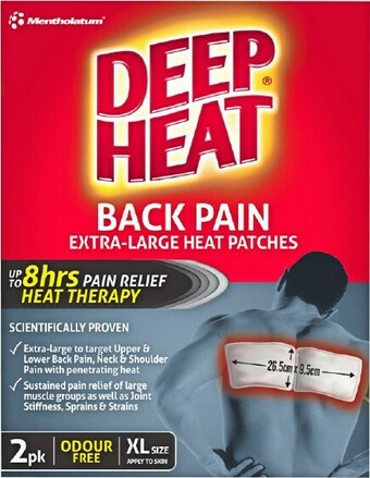 Priceline Deep Heat Back Patches Extra Large 2 Pack offer