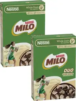 Coles Nestlé Milo Duo Cereal offer