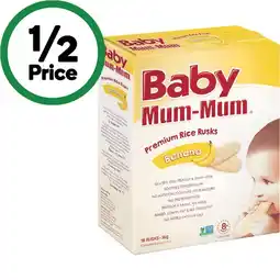 Woolworths Baby Mum-Mum Rice Rusks offer