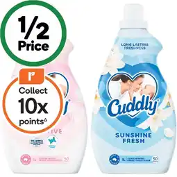 Woolworths Cuddly Concentrated Fabric Conditioner offer