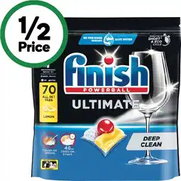Woolworths Finish Ultimate Dishwasher Tablets offer
