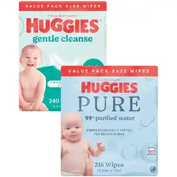Woolworths Huggies Baby Wipes-240 offer