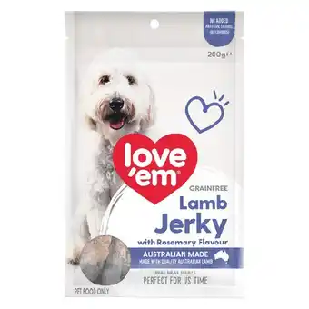 Woolworths Love ’Em Jerky Dog Treats offer