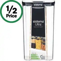 Woolworths Sistema Ultra Tritan Container offer