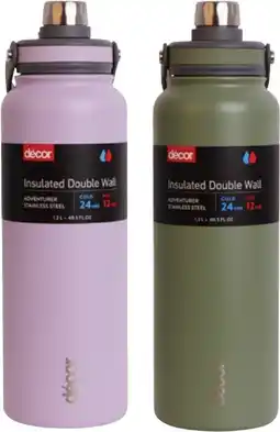 Coles Décor Adventurer Stainless Steel Bottle offer