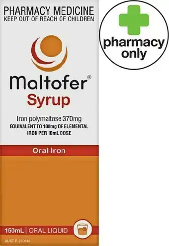 Maltofer Oral Iron Syrup 150mL