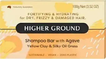Priceline Higher Ground Shampoo Bar Damaged Hair 100g offer