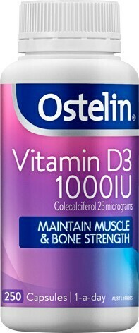Priceline Ostelin Vitamin D3 1000IU 250 Capsules offer