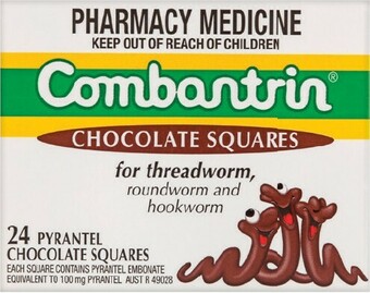 Pharmacist Advice Combantrin 24 Chocolate Squares offer