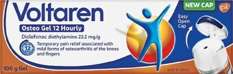 Pharmacist Advice Voltaren Osteo Gel 12 Hourly 100g offer