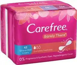 IGA Carefree Barely There Unscented Liners offer
