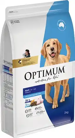 IGA Optimum Dry Dog Food 2.5‑3kg Selected Varieties offer