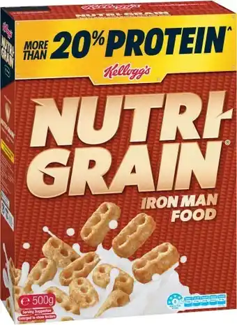 Coles Kellogg&#039;s Nutri-Grain 500g offer