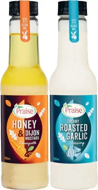 Praise Dressing or Vinaigrette 250mL