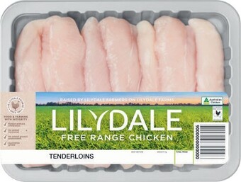 Coles Lilydale Free Range Chicken Tenderloins 500g offer