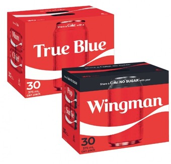 Coles Coca-Cola Soft Drink 30x375mL offer