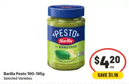 IGA Barilla pesto offer
