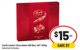 IGA Lindt lindor chocolate gift box offer
