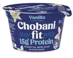 IGA Chobani Fit Protein Greek Yogurt Pot 160g or Pouch 150g Selected Varieties offer