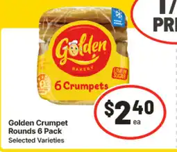 IGA Golden crumpet rounds offer